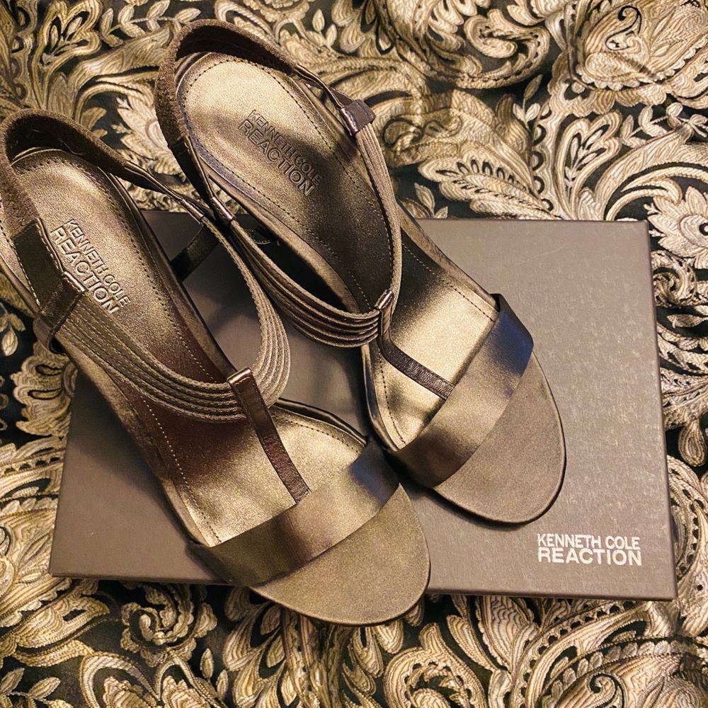 Kenneth Cole Reaction Know Way A Pewter Heels 10